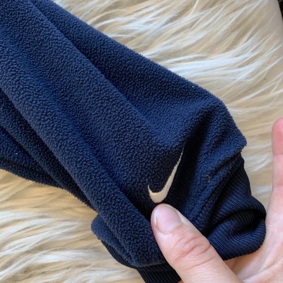 Nike Golf Mens Therma fit Fleece Pullover Navy Blue size large - Picture 6 of 9